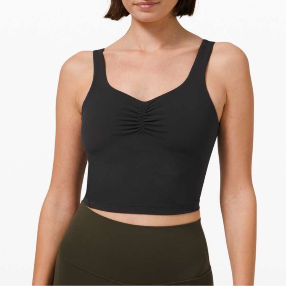 Lululemon Align Tank Ruched Gathered-Front Top